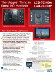 Tote Vision LCD-703HDA User's Manual