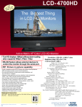 Tote Vision LCD-4700HD User's Manual