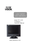 Tote Vision LCD-1047VT User's Manual