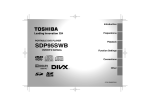 Toshiba SDP95S User's Manual