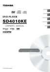 Toshiba SD4010 User's Manual