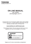 Toshiba L1333/40 User's Manual