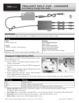 Toro Twilight Golf Cup User's Manual