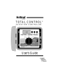 Toro Total Control Series Control Manual