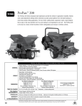 Toro ProPass 200 (44701) Specifications