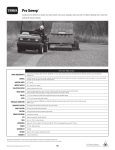 Toro Pro Sweep (07066) Specifications
