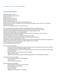 Toro Lynx Central Control SE 2.0 OSMA Specifications