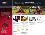 Toro 4000-D Accessory Guide