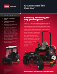 Toro 2WD Sell Sheet