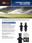 Toro FLEX800 Sell Sheet