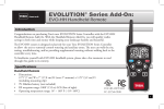 Toro EVOLUTION Series HANDHELD REMOTE Installation Manual