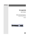 Topfield TF 5100 PVR User's Manual