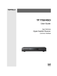 Topfield HV7700 User's Manual
