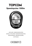 Topcom Speedopulse 1000W User's Manual