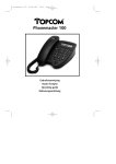 Topcom Phonemaster 100 User's Manual