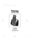 Topcom COCOON 300 User's Manual