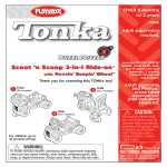 Tonka Playskool User's Manual