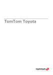 TomTom Toyota User's Manual