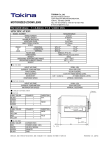 Tokina TM10Z0818GAI User's Manual