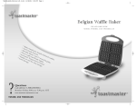 Toastmaster TWB4BEL User's Manual