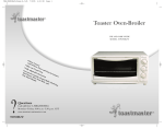 Toastmaster TOV850B/W User's Manual