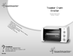 Toastmaster TOV400 User's Manual