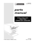 Toastmaster Toaster TB240 User's Manual