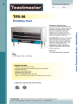 Toastmaster TFO-26 User's Manual