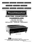 Toastmaster TECC 4224 User's Manual