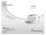 Toastmaster T2040WT User's Manual