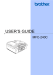 Toastmaster MFC-240C User's Manual