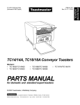 Toastmaster TC1466 User's Manual