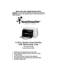 Toastmaster 362B User's Manual