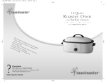 Toastmaster 18BCAN User's Manual