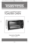 Toastess Toaster TO90N User's Manual