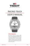 TISSOT Racing-Touch 151_EN User's Manual