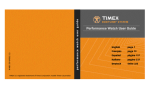 Timex W-188 User's Manual