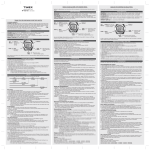 Timex W-152-US User's Manual