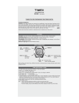 Timex W-104 User's Manual