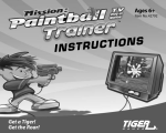 Tiger Mission Paintball Trainer 42792 User's Manual