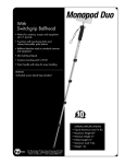 Tiffen Monopod Duo User's Manual