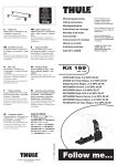 Thule Kit 169 User's Manual