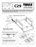 Thule C29 User's Manual