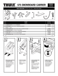 Thule 575 User's Manual