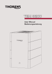 THORENS Thorens TEM 3200 User's Manual