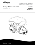 Thomas & Betts Limitorque MX Device Net Field Unit User's Manual