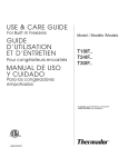 Thermador T24ID User's Manual