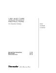 Thermador CIT365GB User's Manual