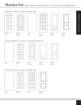 Therma-Tru Light Commercial/Multi-Family / 22 & 24 Gauge Steel Edged Door User's Manual