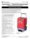 Therma-Stor Products Group R175 User's Manual